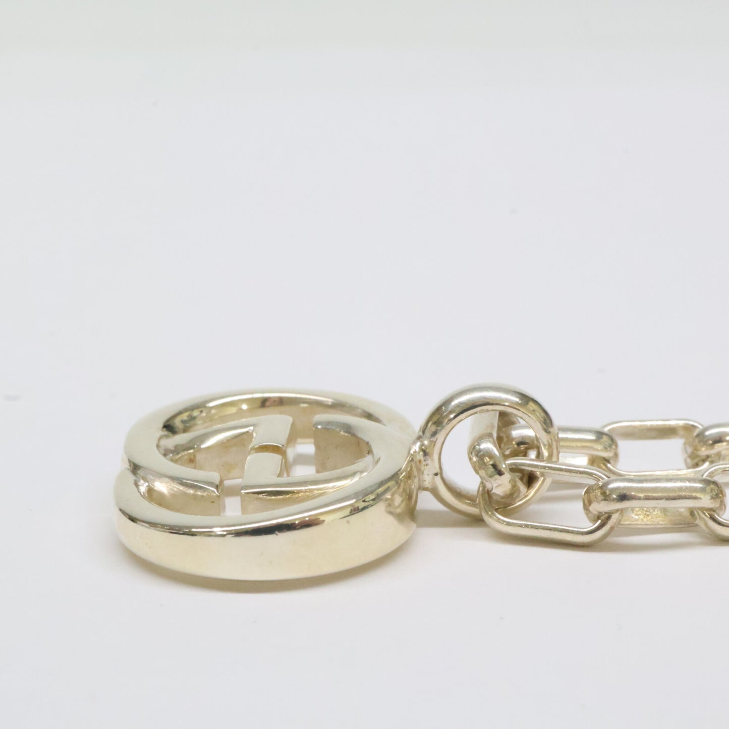 GUCCI グッチ Ag925 インターロッキングG チェーン ネックレス