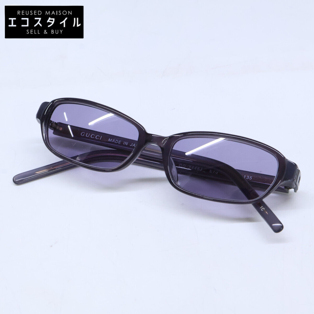 GUCCI グッチ GG-2446J E7J スクエアシェイプ サングラス