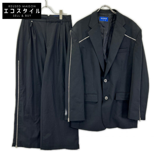 ADER error アーダーエラー 19AFWJK05BK3 ブラック ジップ セットアップ スーツ セットアップ