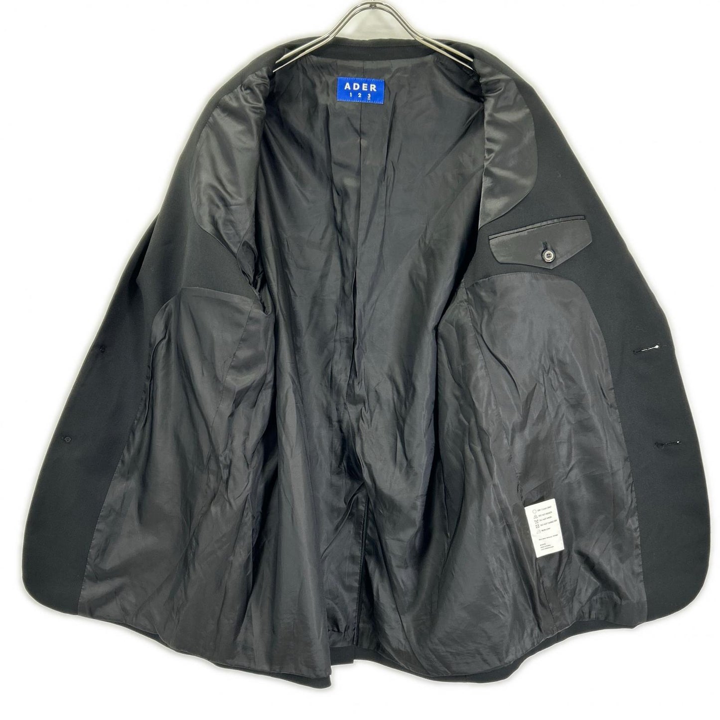 ADER error アーダーエラー 19AFWJK05BK3 ブラック ジップ セットアップ スーツ セットアップ
