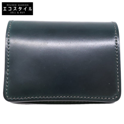 WILDSWANS ワイルドスワンズ 【新品未使用】CSS-KF-003/HC/GRN x SD/GRN コードバン/サドルプルアップ ミニ財布 二つ折り財布（小銭入れあり）