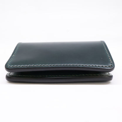 WILDSWANS ワイルドスワンズ 【新品未使用】CSS-KF-003/HC/GRN x SD/GRN コードバン/サドルプルアップ ミニ財布 二つ折り財布（小銭入れあり）