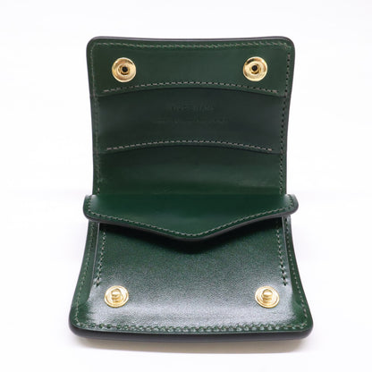 WILDSWANS ワイルドスワンズ 【新品未使用】CSS-KF-003/HC/GRN x SD/GRN コードバン/サドルプルアップ ミニ財布 二つ折り財布（小銭入れあり）