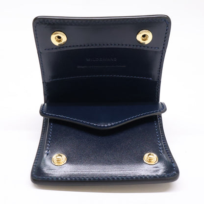 WILDSWANS ワイルドスワンズ 【新品未使用】CSS-KF-003/SD/FNVY サドルプルアップ ミニ財布 二つ折り財布（小銭入れあり）
