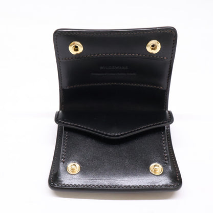 WILDSWANS ワイルドスワンズ 【新品未使用】KF-003/SD/BK サドルプルアップ ミニ財布 二つ折り財布（小銭入れあり）