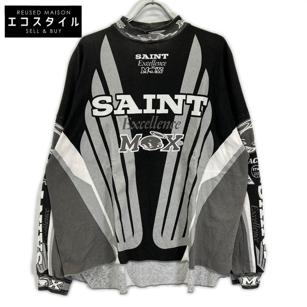 SAINT MICHAEL セントマイケル SM-MK8-0000-029 26SS ブラック 長袖シャツ トップス