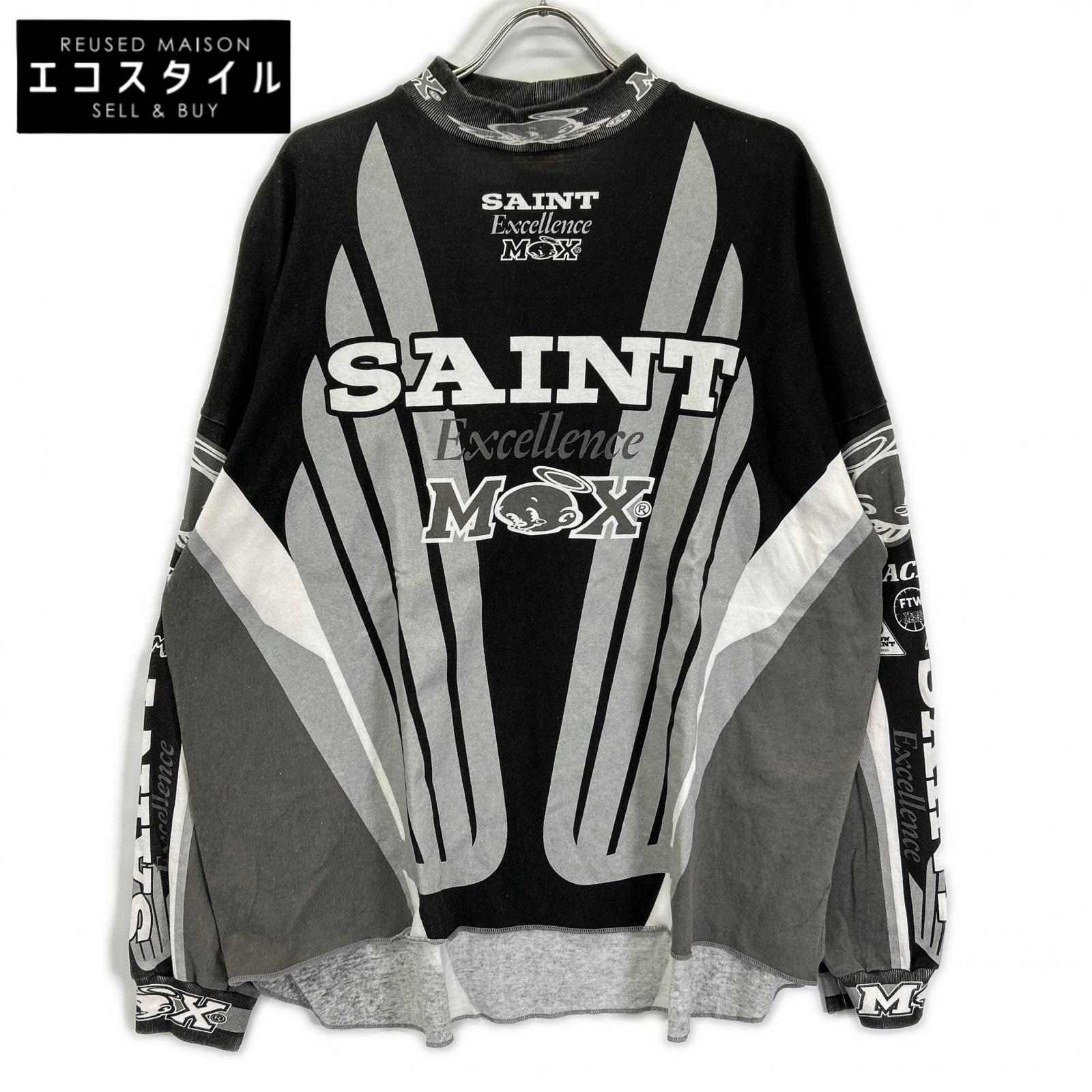SAINT MICHAEL セントマイケル SM-MK8-0000-029 26SS ブラック 長袖シャツ トップス