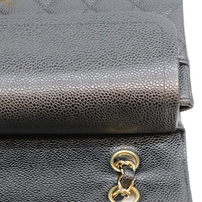 CHANEL シャネル 13番台 A01112 黒 キャビア 内黒 ゴールド金具 マトラッセ25 ショルダーバッグ ショルダーバッグ