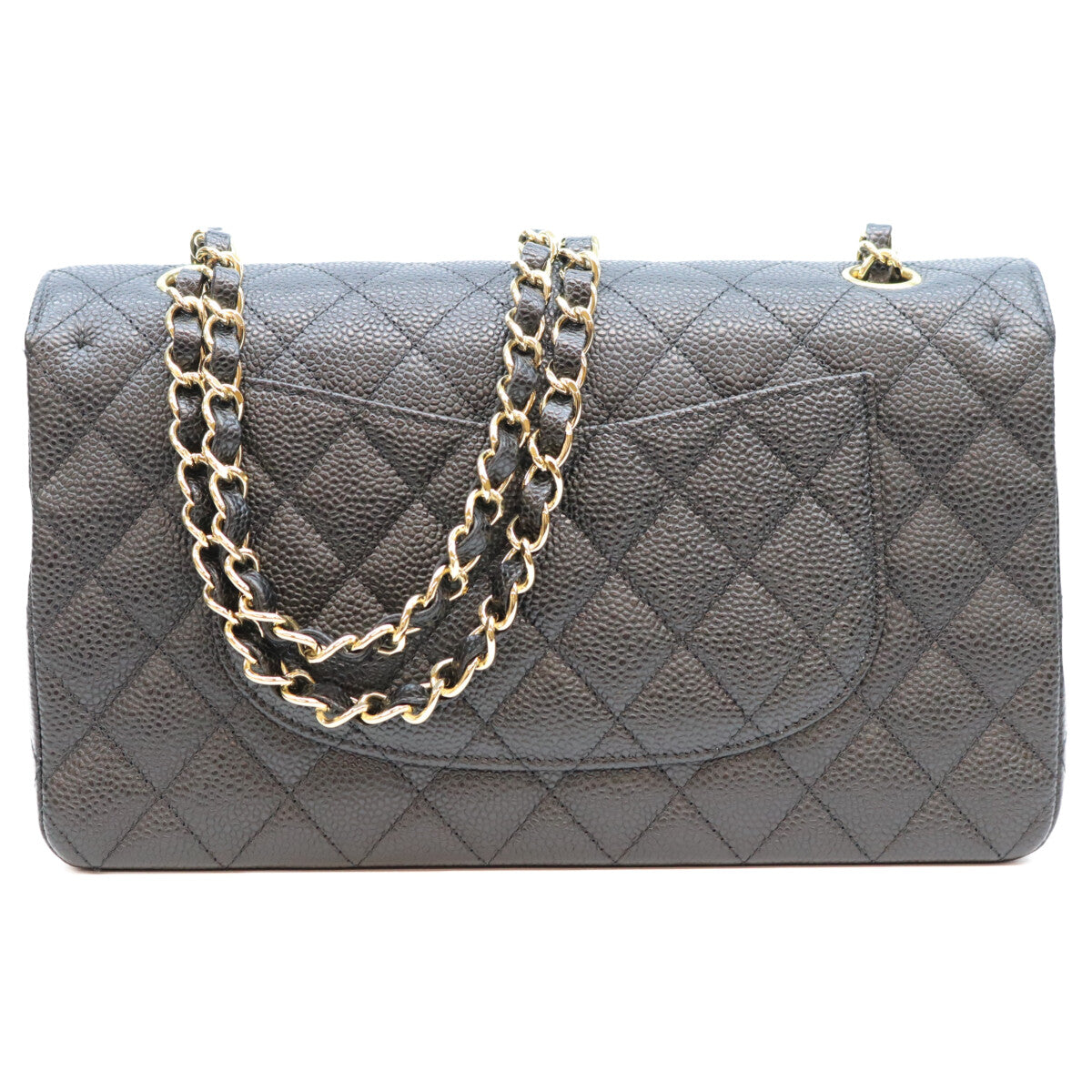 CHANEL シャネル 13番台 A01112 黒 キャビア 内黒 ゴールド金具 マトラッセ25 ショルダーバッグ ショルダーバッグ