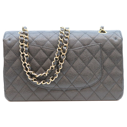CHANEL シャネル 13番台 A01112 黒 キャビア 内黒 ゴールド金具 マトラッセ25 ショルダーバッグ ショルダーバッグ