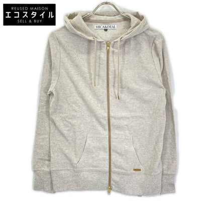MICA & DEAL マイカアンドディール 01242099084 グレー ジップアップ サーフニットパーカー トップス