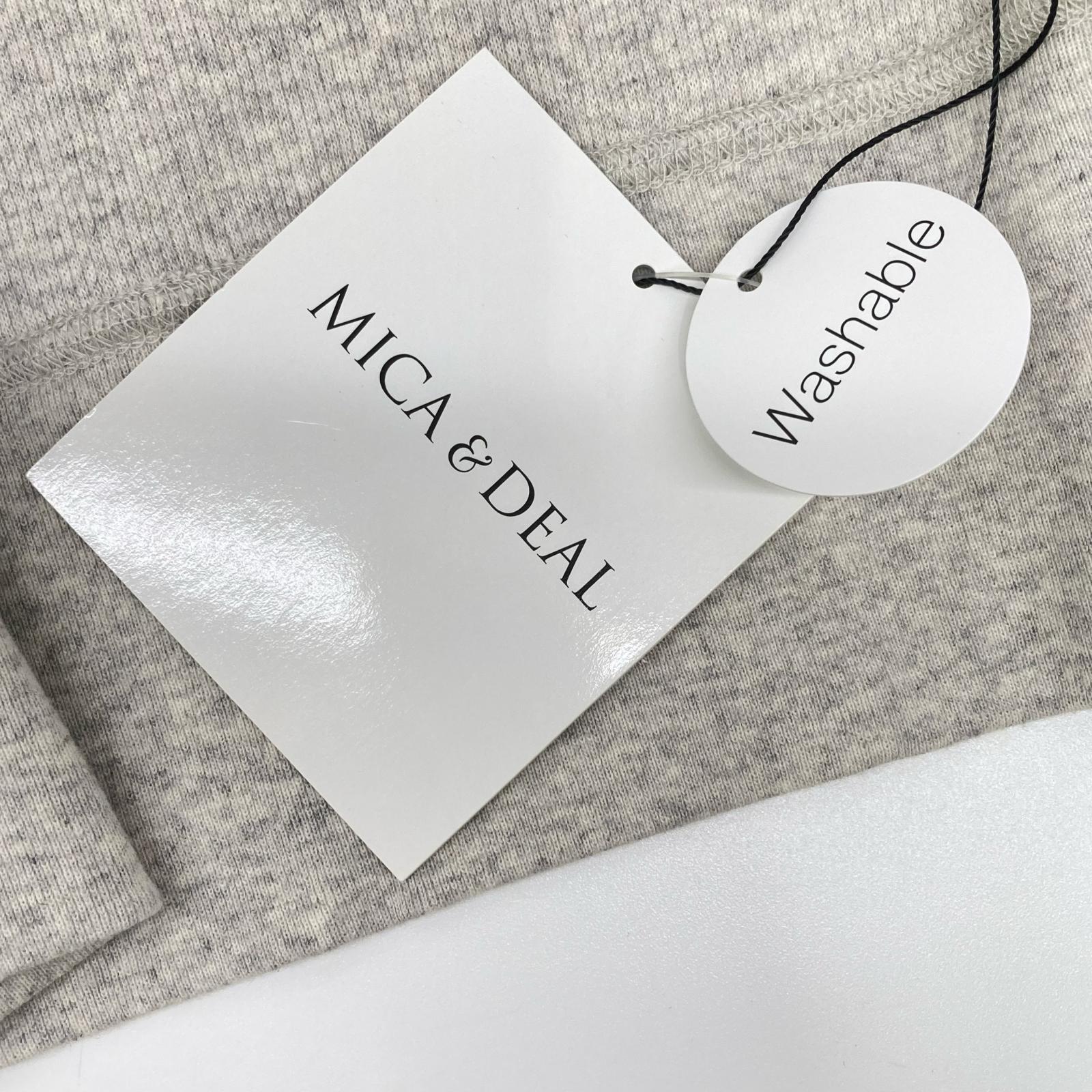MICA & DEAL マイカアンドディール 01242099084 グレー ジップアップ サーフニットパーカー トップス