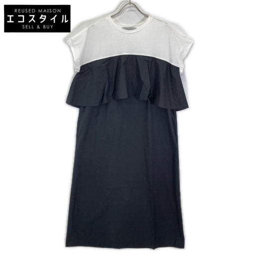 SUGAR ROSE シュガーローズ Black×White Two-Tone Dress Dress