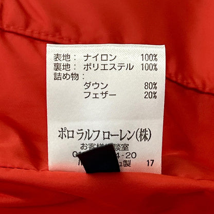 POLObyRalphLauren ポロラルフローレン MNBLOTWM5F00009 レッド ワンポイントロゴ刺繍ダウンベスト ベスト