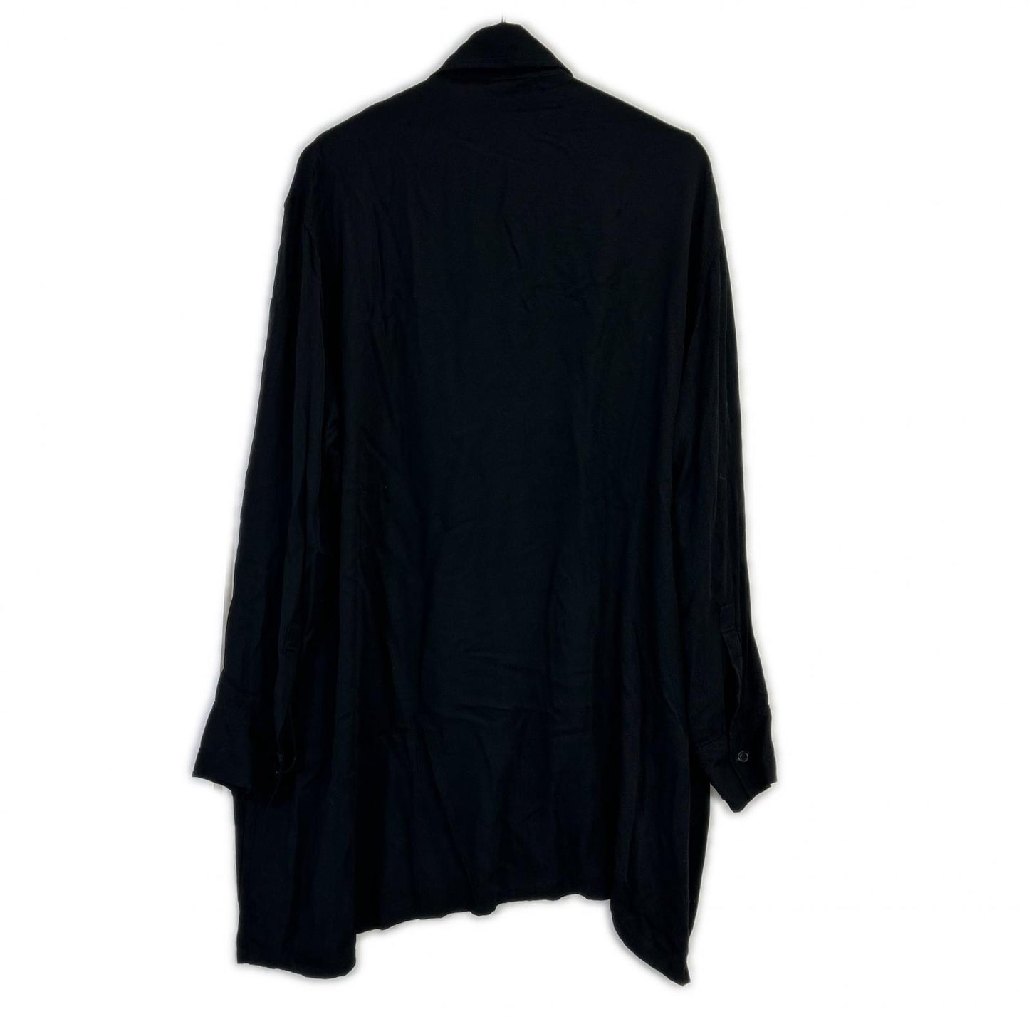 yohjiyamamoto ヨウジヤマモト ブラック 長袖シャツカーディガン　FV-B03-205 トップス