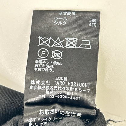 TARO HORIUCHI タロウホリウチ ブラック オーバーサイズドドレスT ワンピース