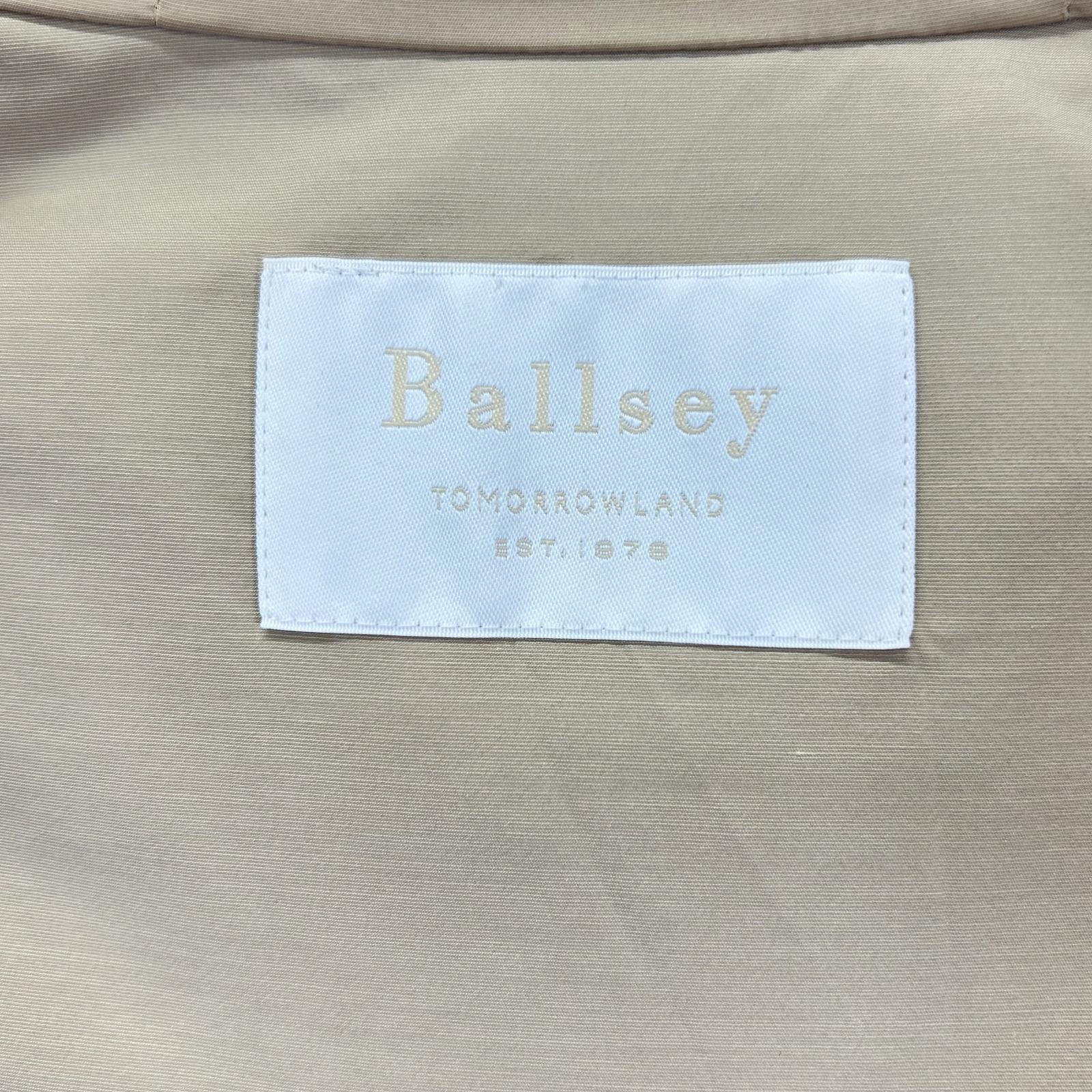 BALLSEY ボールジー ベージュ ライトタフタ フーデットコート コート