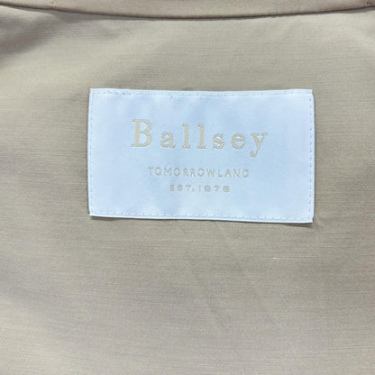 BALLSEY ボールジー ベージュ ライトタフタ フーデットコート コート
