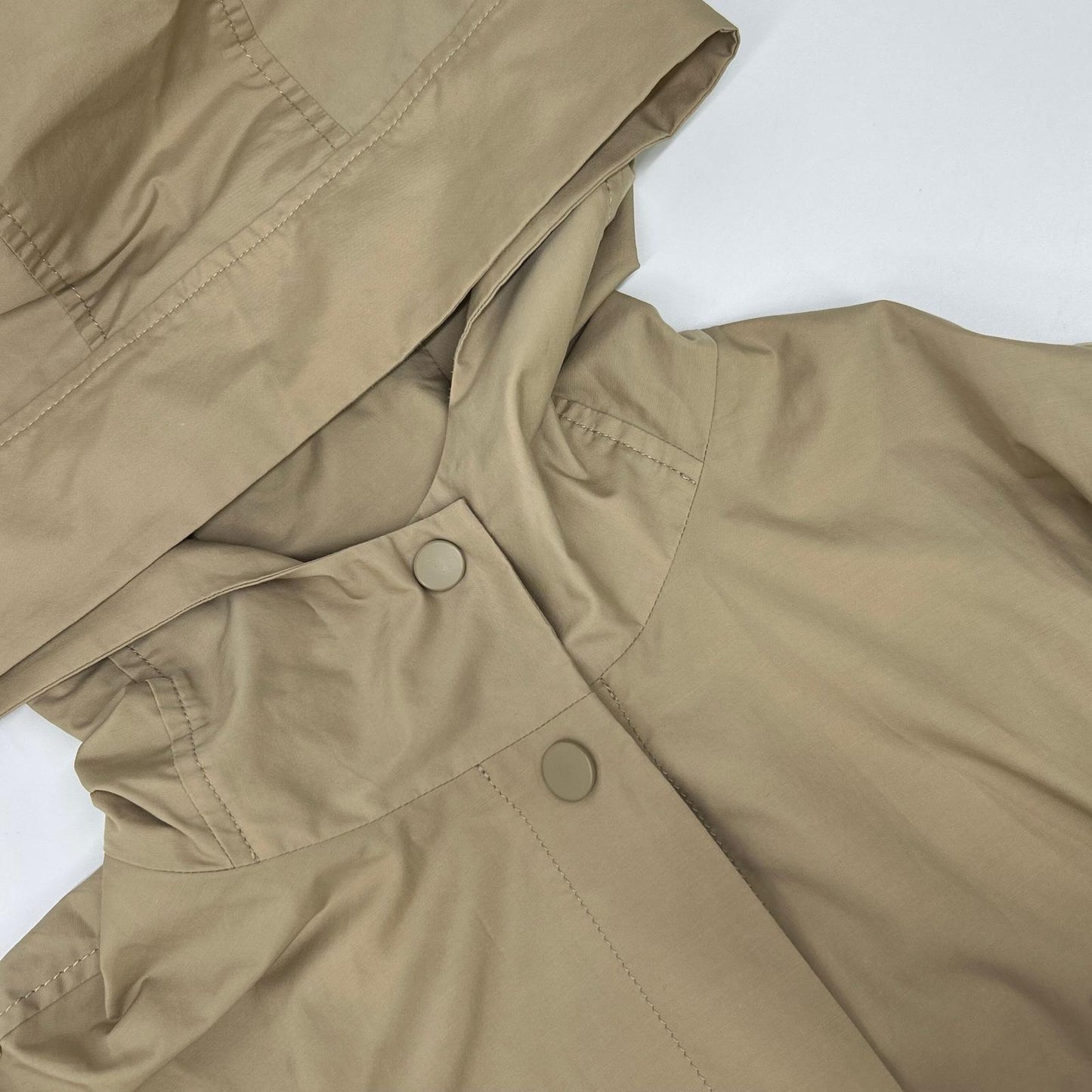 BALLSEY ボールジー ベージュ ライトタフタ フーデットコート コート