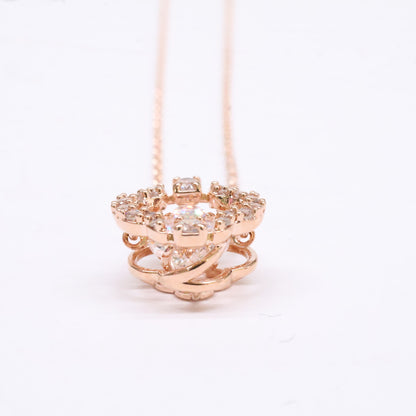 SWAROVSKI スワロフスキー 【新品同様】5642928 18Kローズゴールドコーティング クローバー Una ネックレス