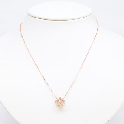 SWAROVSKI スワロフスキー 【新品同様】5642928 18Kローズゴールドコーティング クローバー Una ネックレス