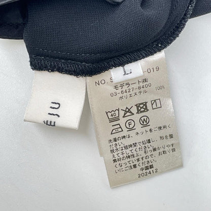 SOEJU ソージュ ブラック サイドタックワイドパンツ TALL丈 ボトムス