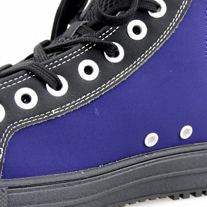 converse コンバース 新品同様 オールスター PS サイドゴア HI シューズ レディース ネイビー 24.5cm 33701330 シューズ