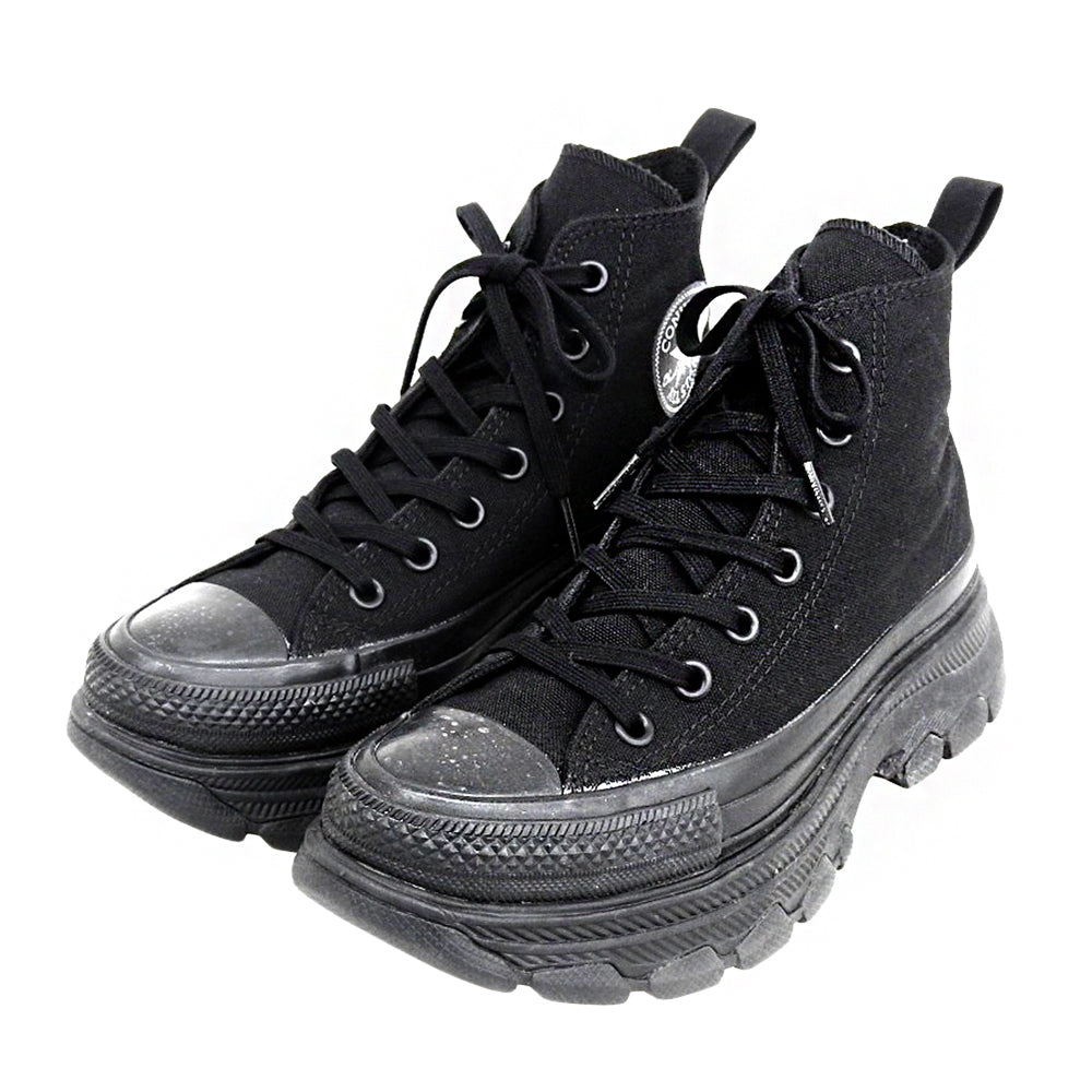 converse コンバース オールスター 100 トレックウエーブ MN HI シューズ レディース 黒 ブラック 24.5cm 1SD189 シューズ