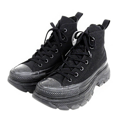 converse コンバース オールスター 100 トレックウエーブ MN HI シューズ レディース 黒 ブラック 24.5cm 1SD189 シューズ