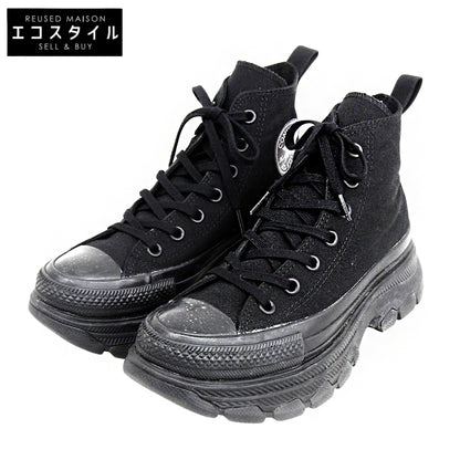 converse コンバース オールスター 100 トレックウエーブ MN HI シューズ レディース 黒 ブラック 24.5cm 1SD189 シューズ