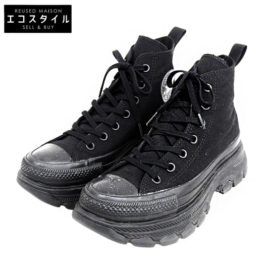 converse コンバース オールスター 100 トレックウエーブ MN HI シューズ レディース 黒 ブラック 24.5cm 1SD189 シューズ