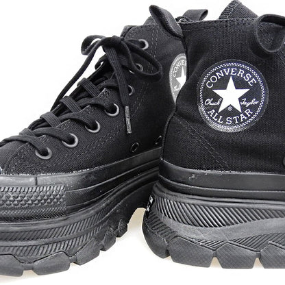 converse コンバース オールスター 100 トレックウエーブ MN HI シューズ レディース 黒 ブラック 24.5cm 1SD189 シューズ