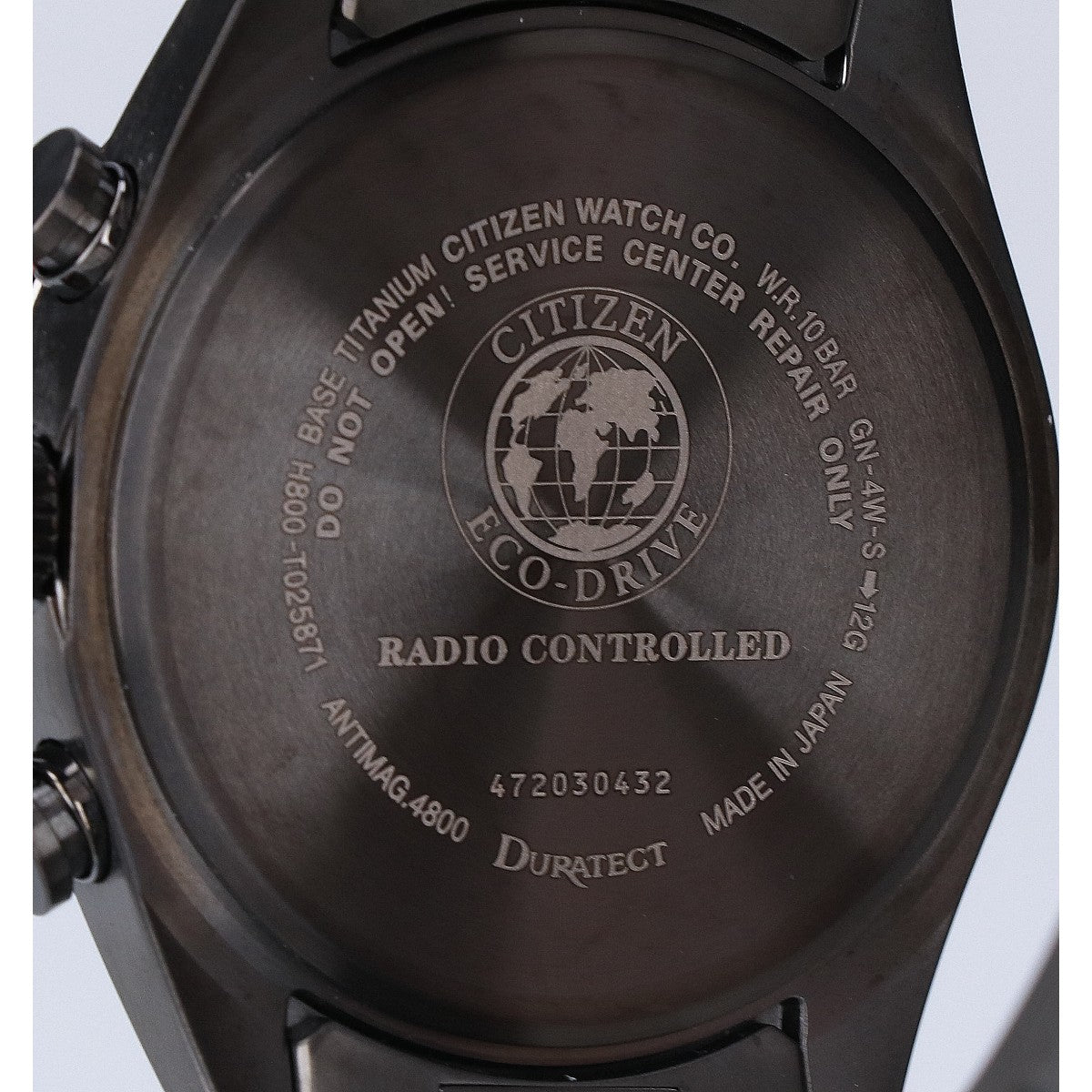 CITIZEN シチズン 【美品】AT8185-62E ATTESA アテッサ ACT Line ブラックチタン エコ・ドライブ 電波 腕時計