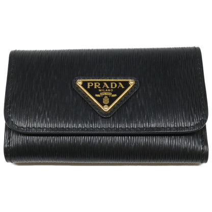 PRADA プラダ 【美品】1PG222 サフィアーノメタル レザー キーケース