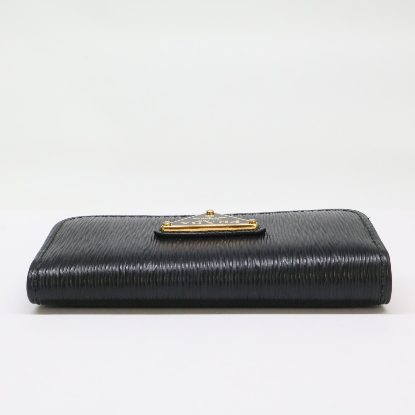 PRADA プラダ 【美品】1PG222 サフィアーノメタル レザー キーケース