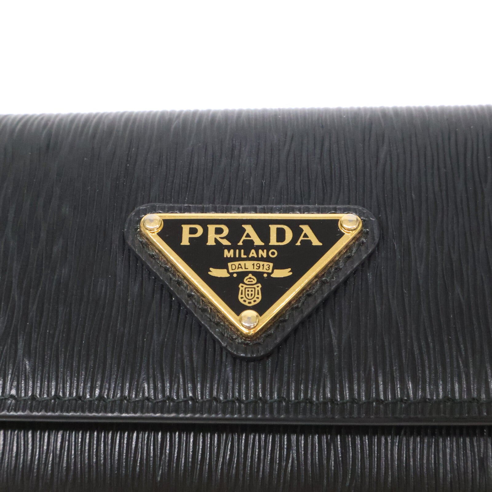 PRADA プラダ 【美品】1PG222 サフィアーノメタル レザー キーケース
