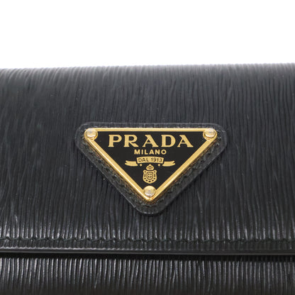 PRADA プラダ 【美品】1PG222 サフィアーノメタル レザー キーケース