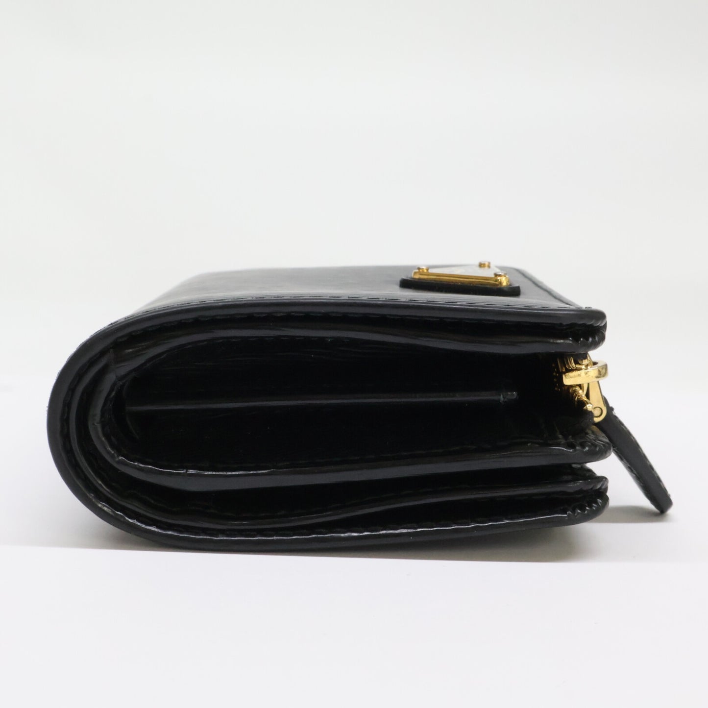 PRADA プラダ 1ML018 ヴィッテロムーブレザー トライアングルウォレット 二つ折り財布（小銭入れあり）