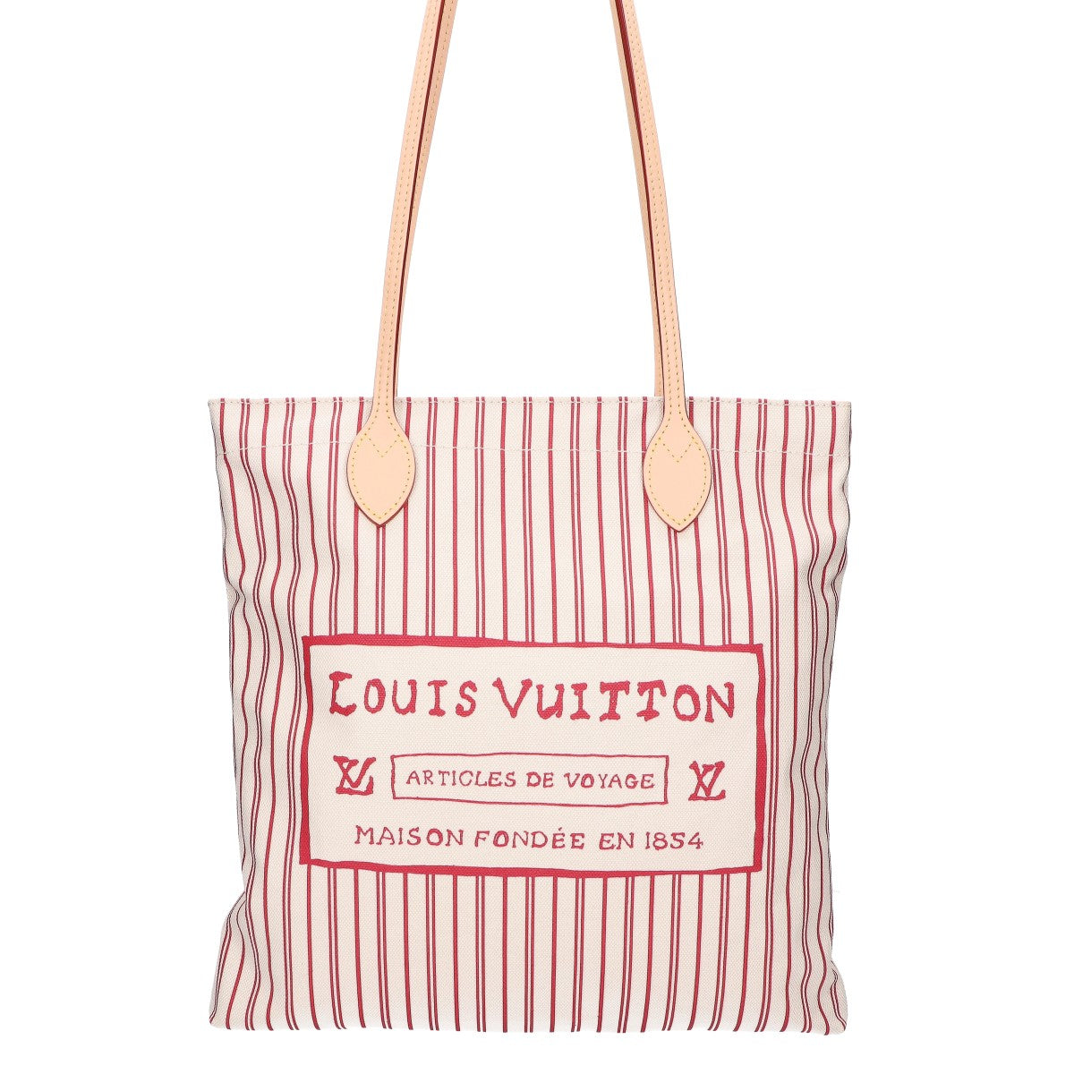 LOUIS VUITTON ルイヴィトン x グレース・コディントン M15121 トラベル ウィズコレクション ストライプ キャンバス キャリーイット トートバッグ