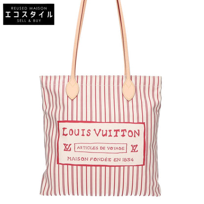 LOUIS VUITTON ルイヴィトン x グレース・コディントン M15121 トラベル ウィズコレクション ストライプ キャンバス キャリーイット トートバッグ