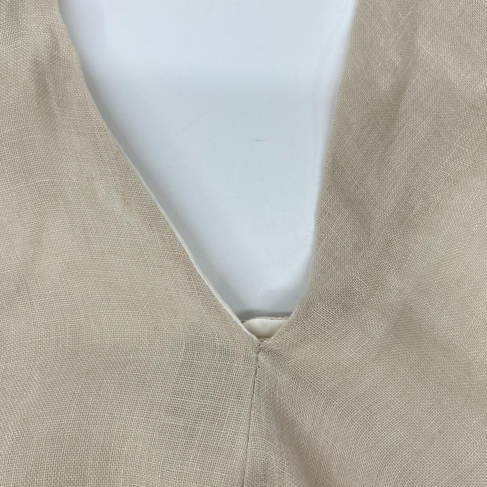 Y's ワイズ YU-D30-307 ベージュ リネン キャミワンピース ワンピース