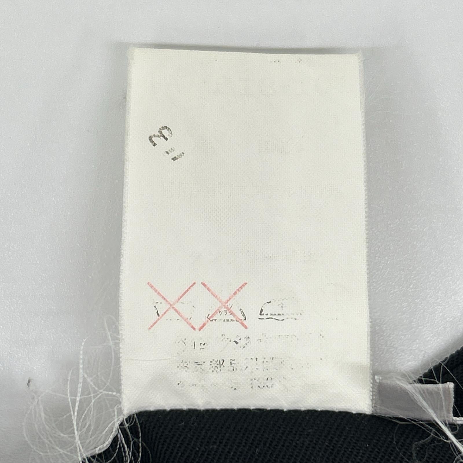 yohjiyamamoto ヨウジヤマモト ブラック サイドライン ワイドパンツ ボトムス