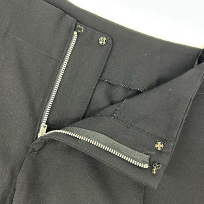 yohjiyamamoto ヨウジヤマモト ブラック サイドライン ワイドパンツ ボトムス