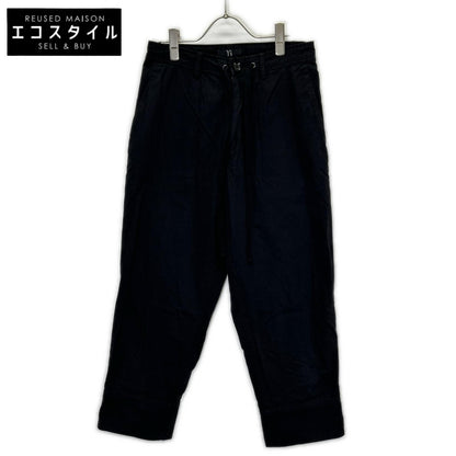 Y's ワイズ YU-P83-002 BORN PRODUCT ブラック ドロスト ワイド クロップドパンツ ボトムス