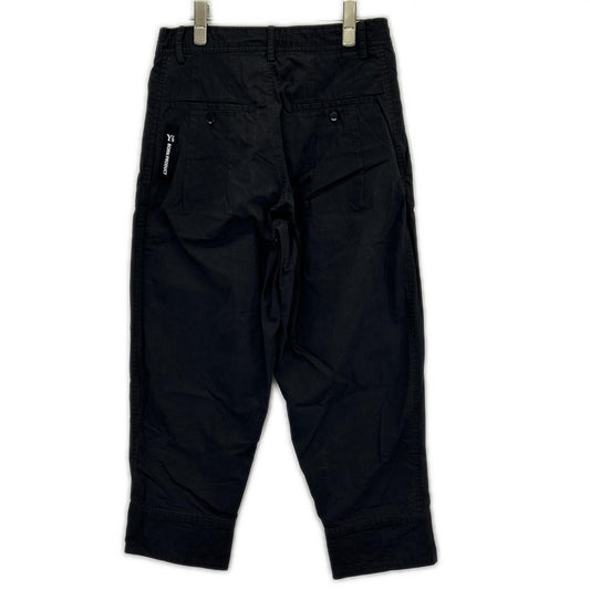 Y's ワイズ YU-P83-002 BORN PRODUCT ブラック ドロスト ワイド クロップドパンツ ボトムス