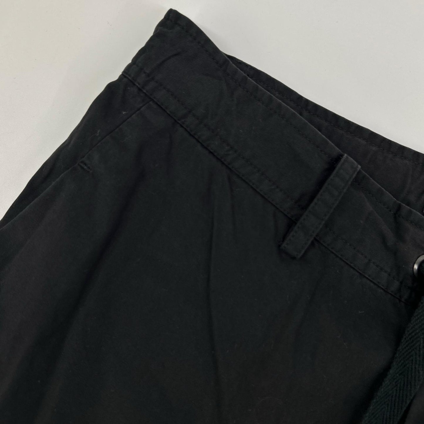 Y's ワイズ YU-P83-002 BORN PRODUCT ブラック ドロスト ワイド クロップドパンツ ボトムス