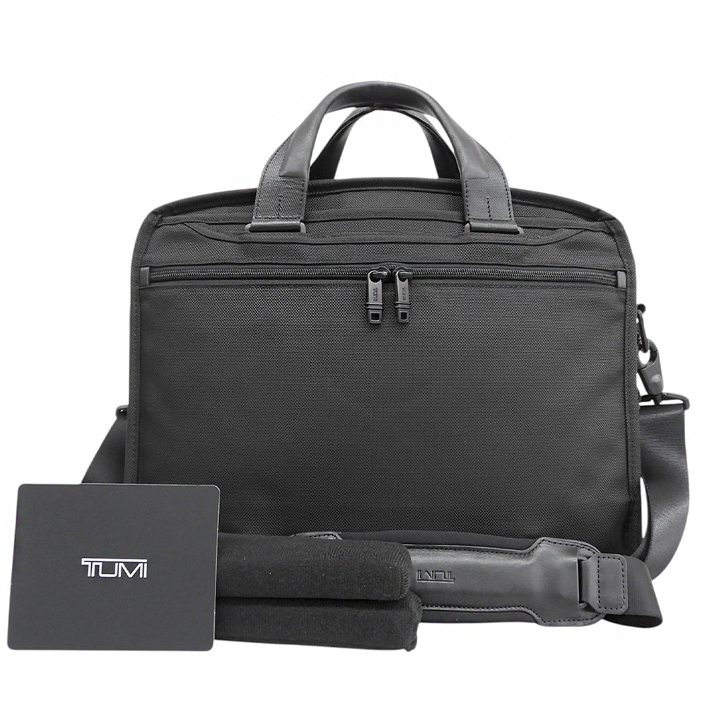 TUMI トゥミ アルファ2 オーガナイザー ブリーフ 2WAY ビジネスバッグ メンズ ブラック 26132D2 ビジネスバッグ ブリーフケース