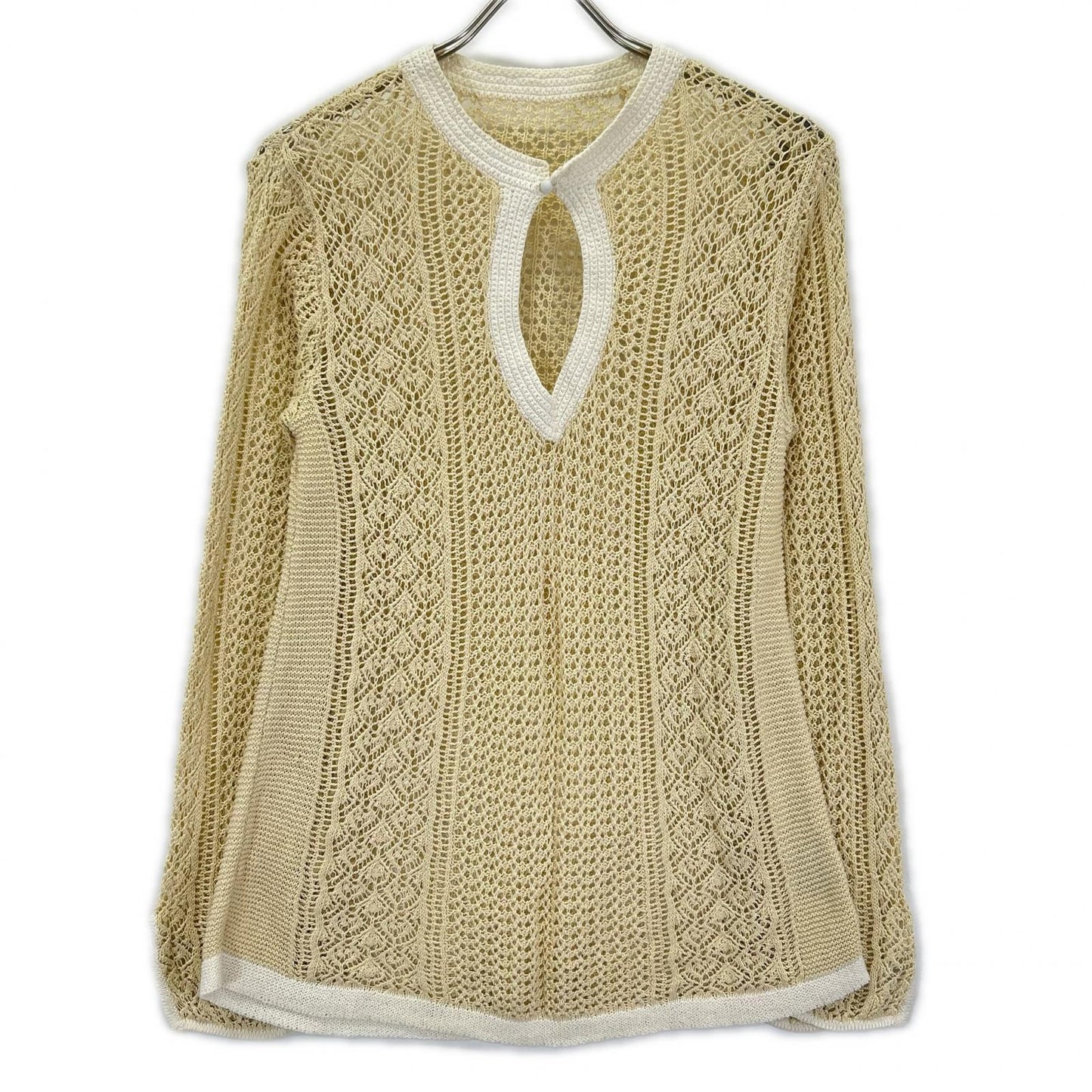 TODAYFUL トゥデイフル 12220519 ベージュ Pattern Lace Knit トップス