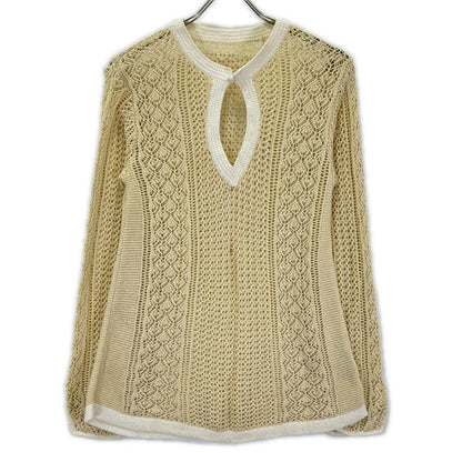 TODAYFUL トゥデイフル 12220519 ベージュ Pattern Lace Knit トップス