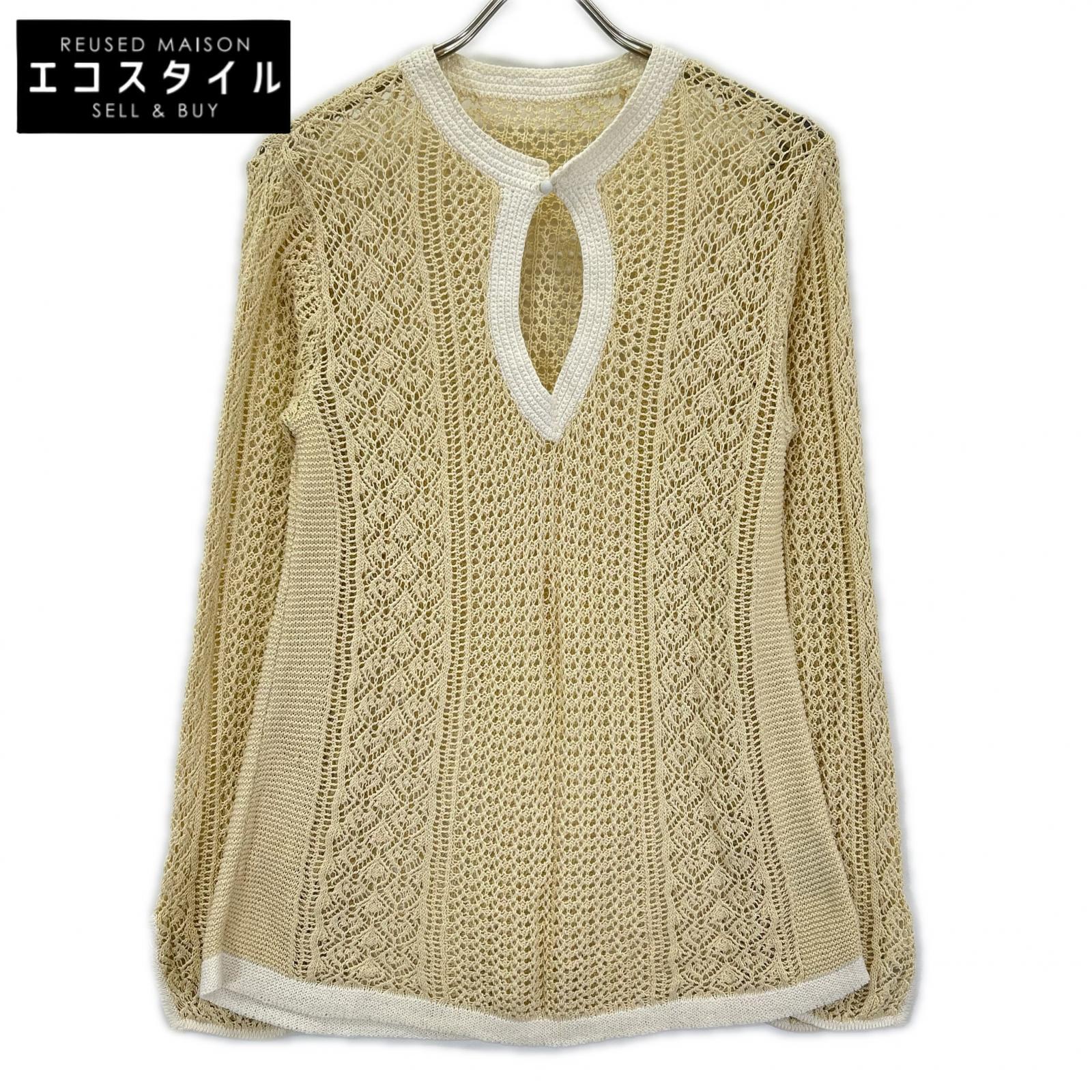 TODAYFUL トゥデイフル 12220519 ベージュ Pattern Lace Knit トップス